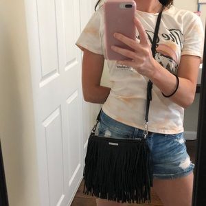 Rebecca Minkoff Black Fringe